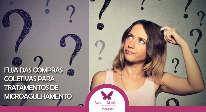 Fujam dessas promoções mágicas de microagulhamento nos sites de compras coletivas! Bom dia DIVAS na minha primeira abordagem sobre as Compras Coletivas para estética, já deixei bem claro a minha posição sobre esse tipo de "banalização" e a falta de valorização total de muitos empresários de Brasília.