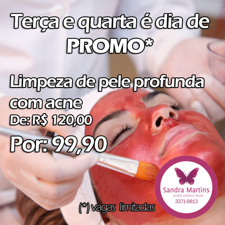 Promocao limpeza de pele profunda brasilia