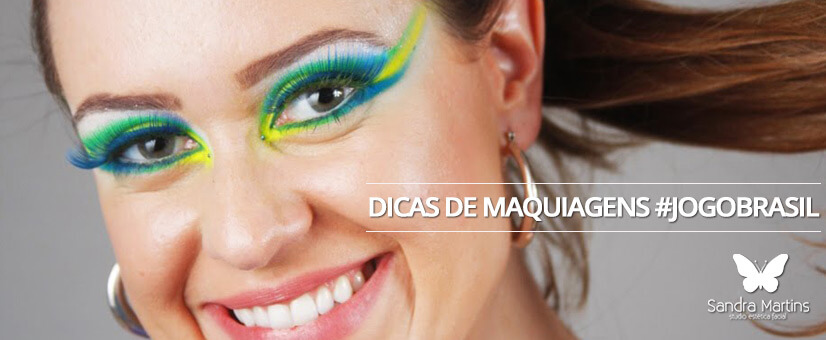 make e maquiagem para o jogo do Brail na copa do mundo fifa 2014 Meninas \o/ E hoje é jogo do Brasil!!! Muita agitação, expectativas e encontros com amigos. Mas para quê pintar o rosto com tinta se você pode arrasar com uma maquiagem do Brasil linda para torcer pela seleção? Para te ajudar e inspirar segue abaixo uma galeria de opções para você #arrasar em um dia tão importante quanto esse! Dica para quem está com a "sobrancelha" em dia :D #makebrasil #makecopadomundo #makejogobrasil #makejogobrasilcopa