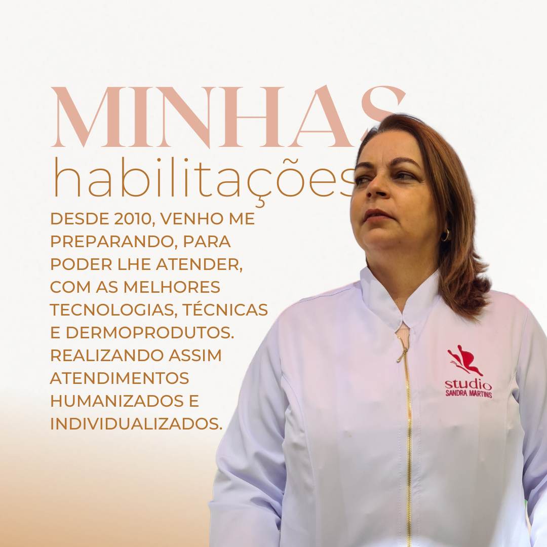 Bom dia! Sou a Sandra Martins e gostaria de compartilhar com você a história do Studio Sandra Martins de Estética Facial em Taguatinga
