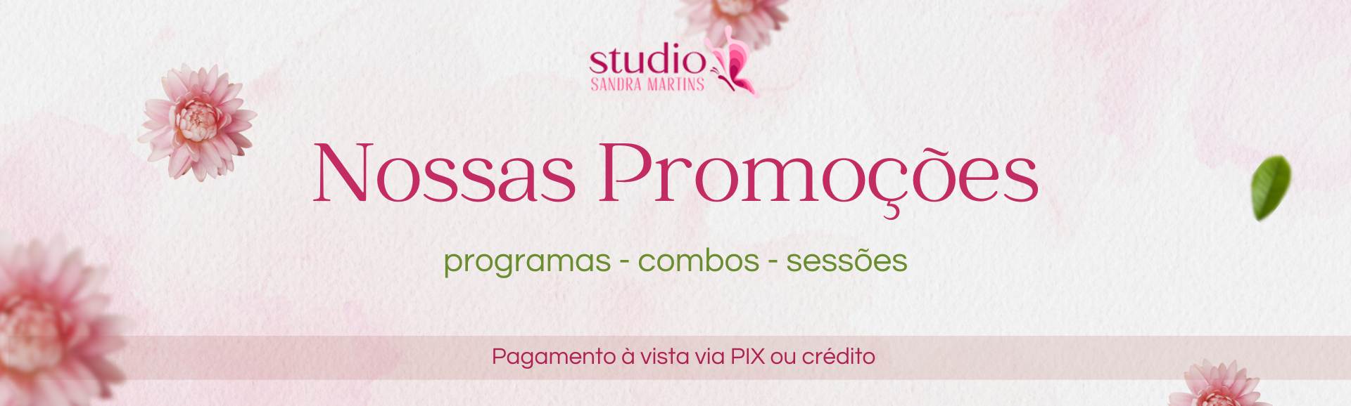Promoções de estética facial em Taguatinga (Brasília) maio 7, 2023 Studio Sandra Martins de Estética Facial