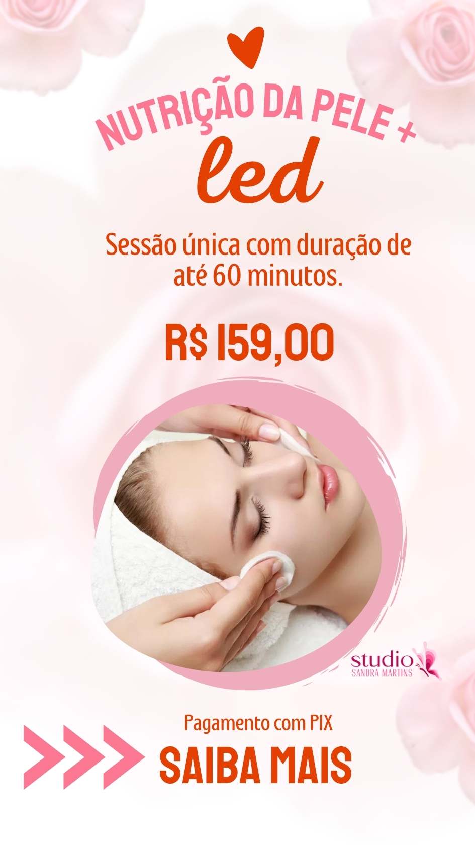 Promoção de 3 limpezas de pele profunda R$470 maio 14, 2024 Studio Sandra Martins de Estética Facial