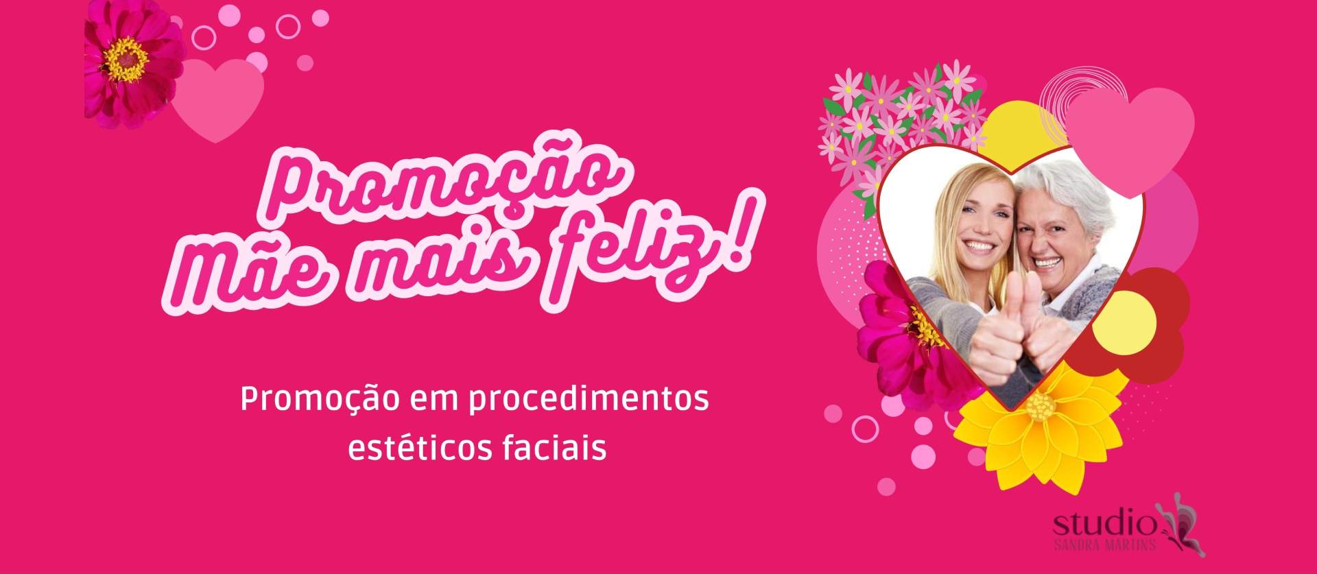 Surpreenda sua mãe com uma experiência de beleza e bem-estar no Studio Sandra Martins de Estética Facial em Taguatinga.