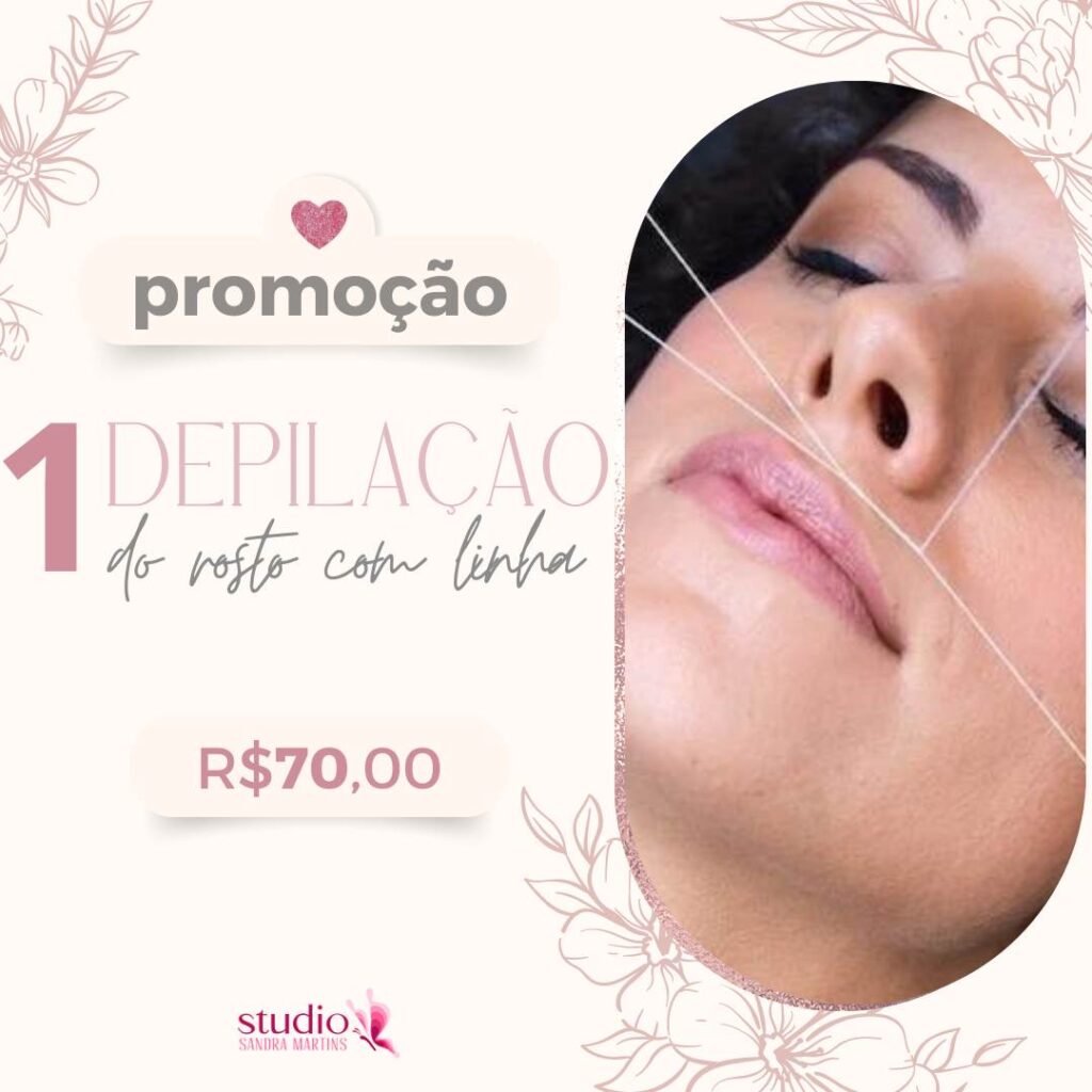 Promoções de estética facial em Taguatinga (Brasília) maio 6, 2024 Studio Sandra Martins de Estética Facial